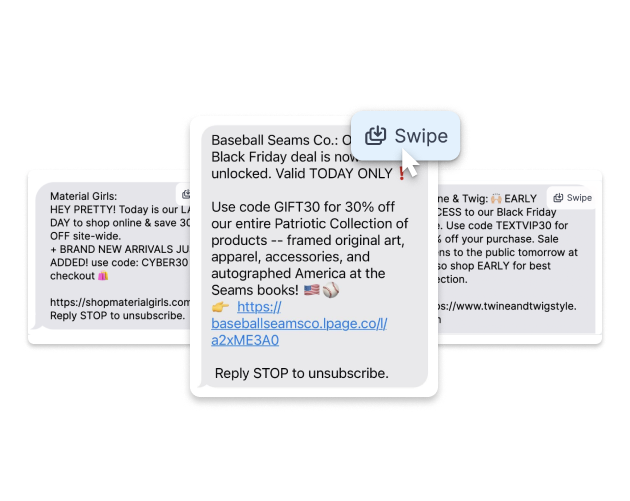 text-swipe