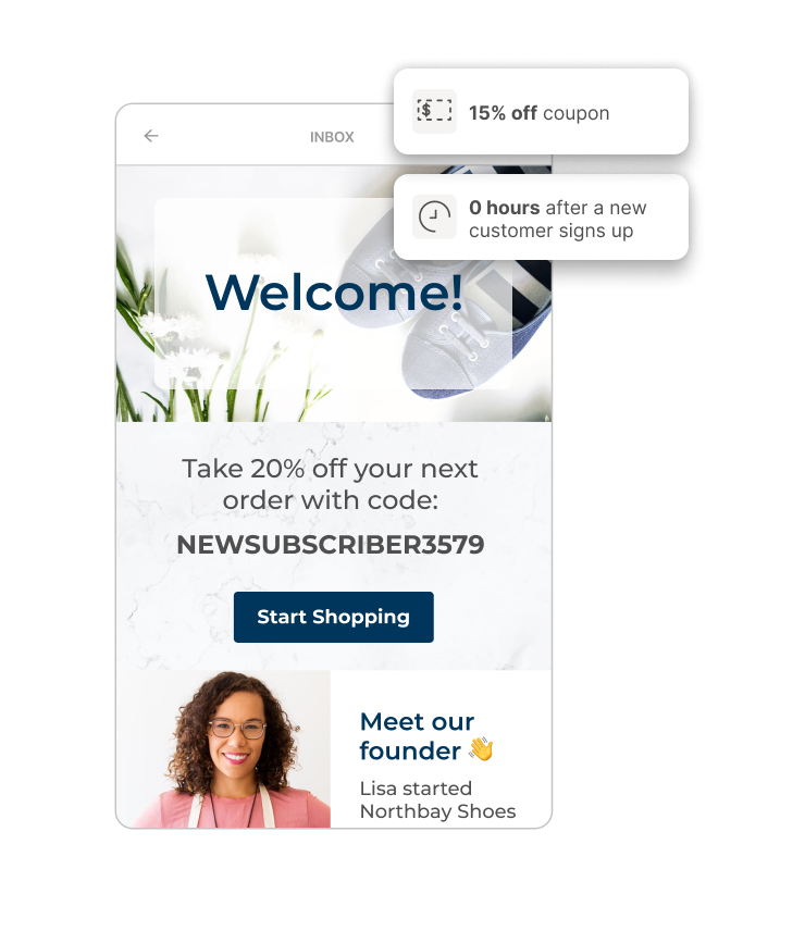 Convert new contacts into customers